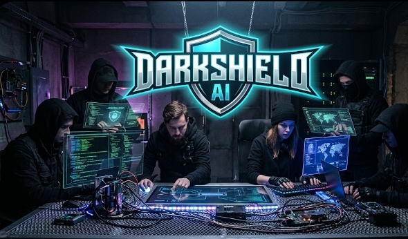  DARKSHIELD AI - Secure File Vault & Access Control System – screenshot 1