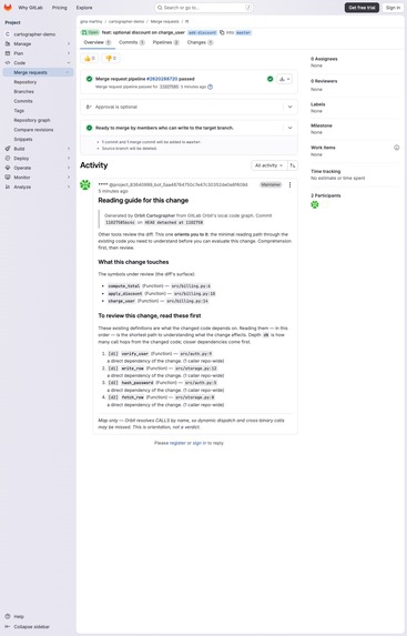Onboarding Cartographer – screenshot 1