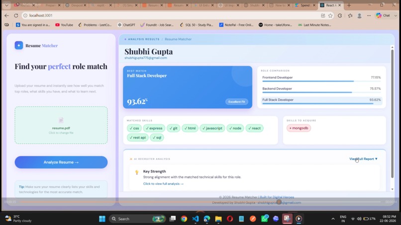 ResumeMatcher – screenshot 1