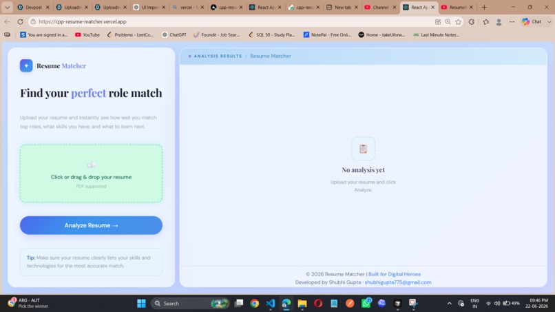 ResumeMatcher – screenshot 2