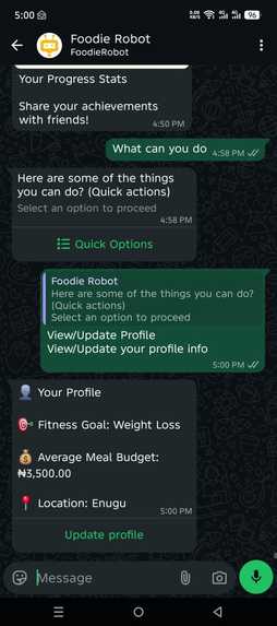 Foodie Robot – screenshot 5