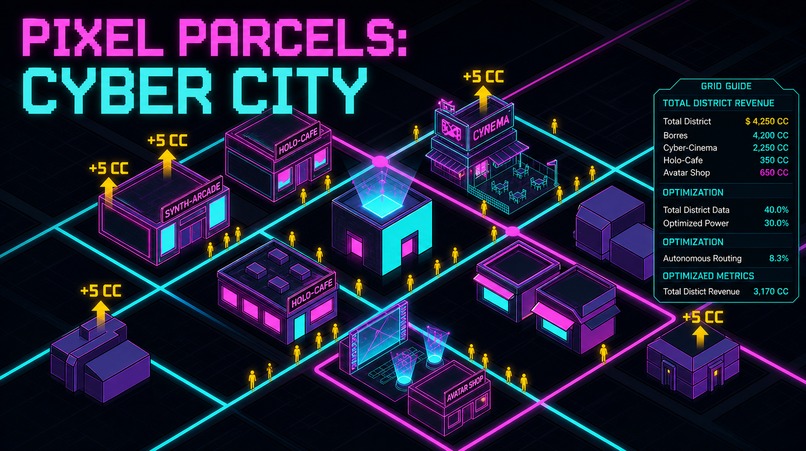 Pixel Parcels: Cyber City⁠ – screenshot 1