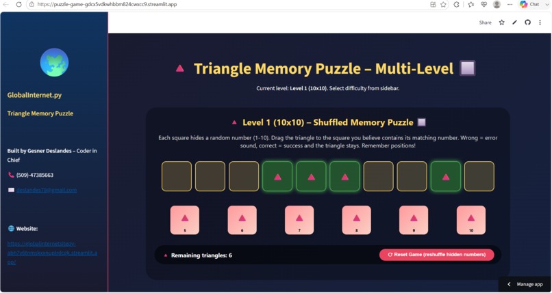 PUZZLE GAME – screenshot 1