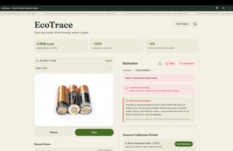 EcoTrace  – screenshot 3