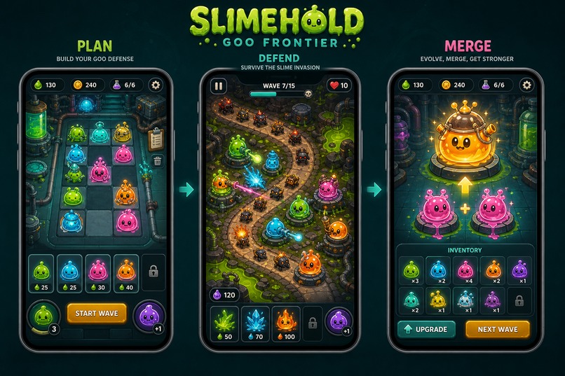 SlimeHold: Goo Frontier – screenshot 2