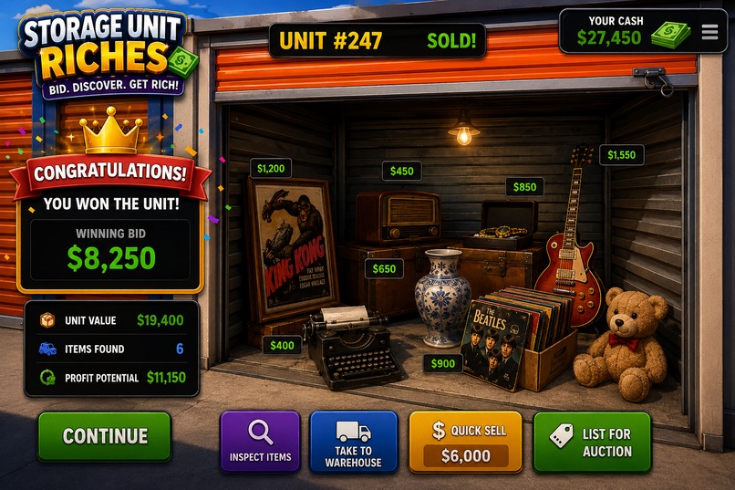 Storage Unit Riches – screenshot 3
