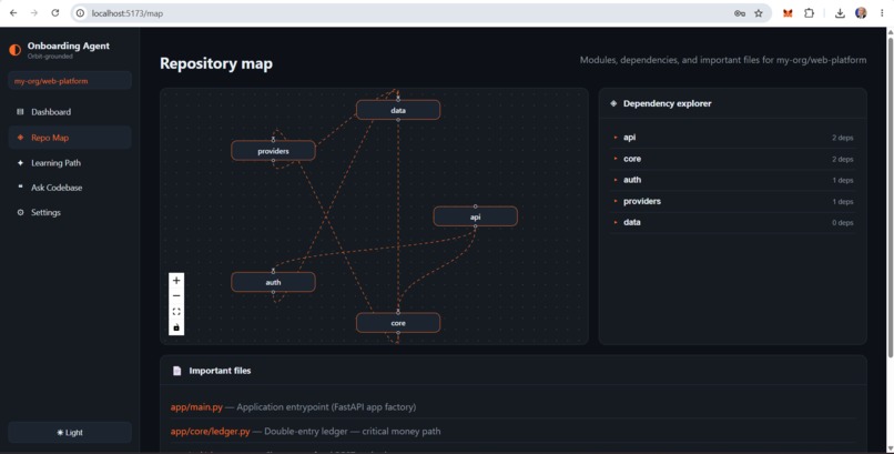 Codebase Onboarding Agent – screenshot 3