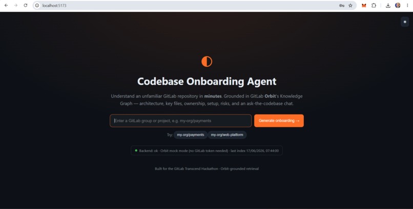 Codebase Onboarding Agent – screenshot 5