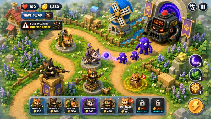 Meowcenaries™ TD – screenshot 3