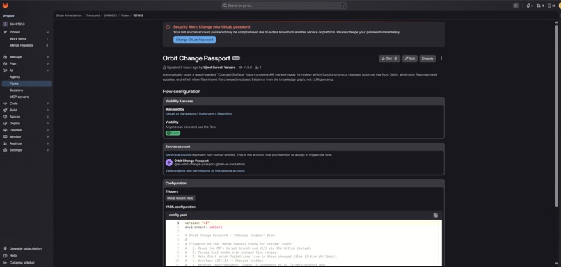 Orbit Change Passport – screenshot 1