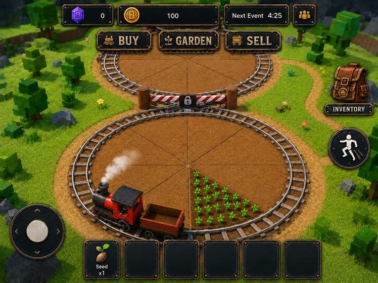 Grow A Train Farm – screenshot 2