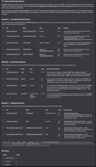 Dead Code Finder – screenshot 2