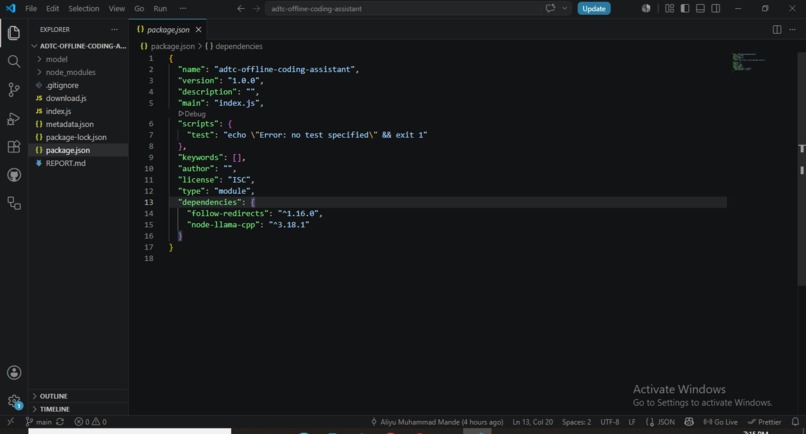 ADTC Offline Coding Assistant. – screenshot 1