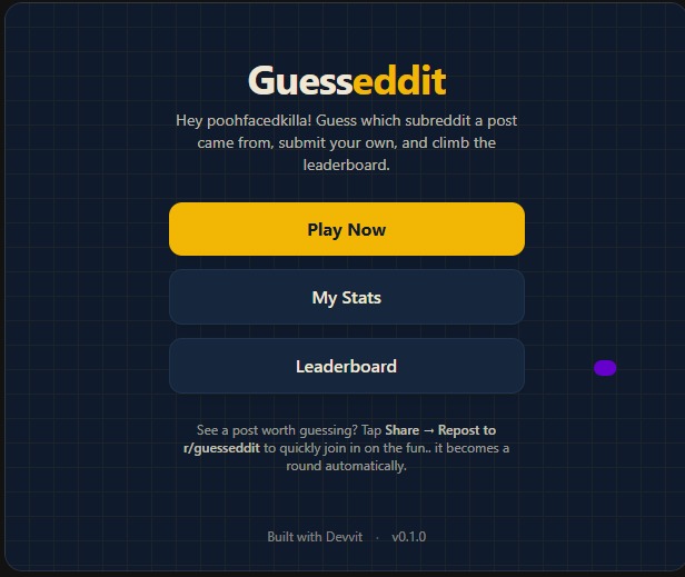 Guesseddit – screenshot 1
