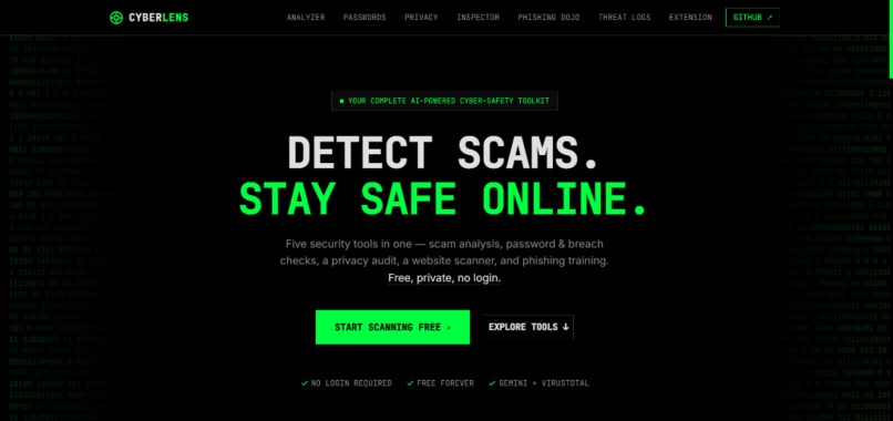 CyberLens: AI Scam Shield – screenshot 1