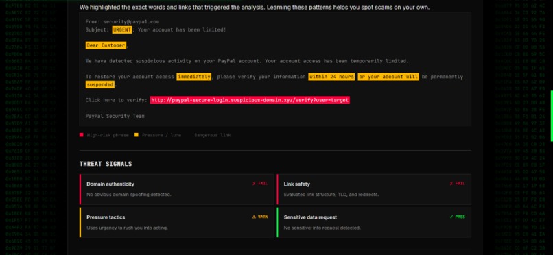 CyberLens: AI Scam Shield – screenshot 3