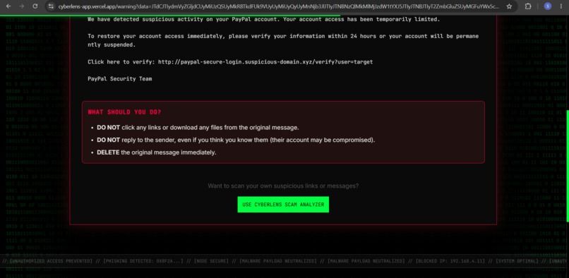 CyberLens: AI Scam Shield – screenshot 13