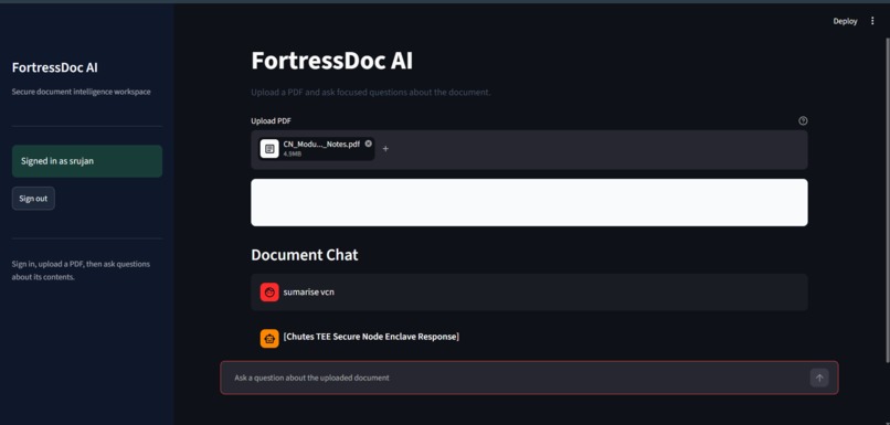 FortressDoc AI – screenshot 1
