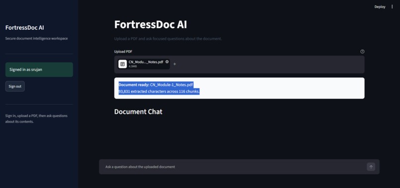 FortressDoc AI – screenshot 2