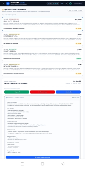 FraudShield AI — Agentic Fraud Case Management Platform – screenshot 3