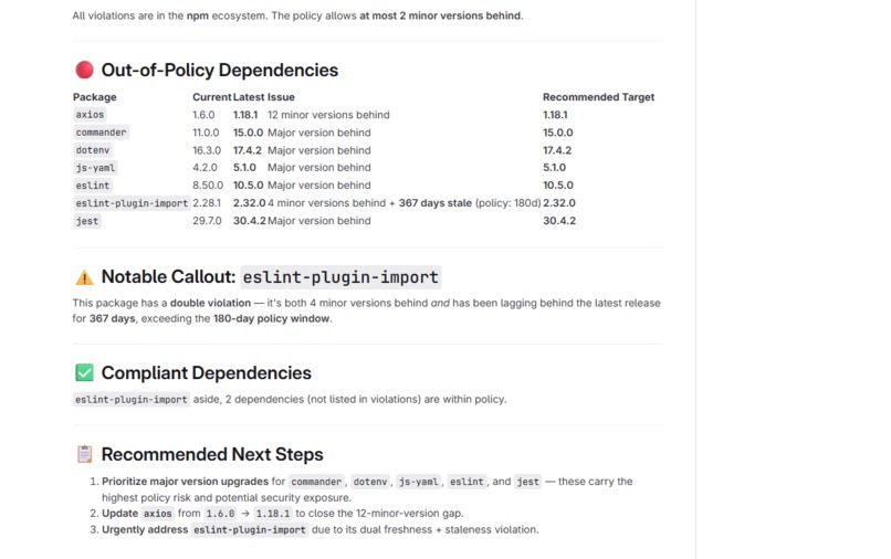 DependencyIQ – screenshot 4