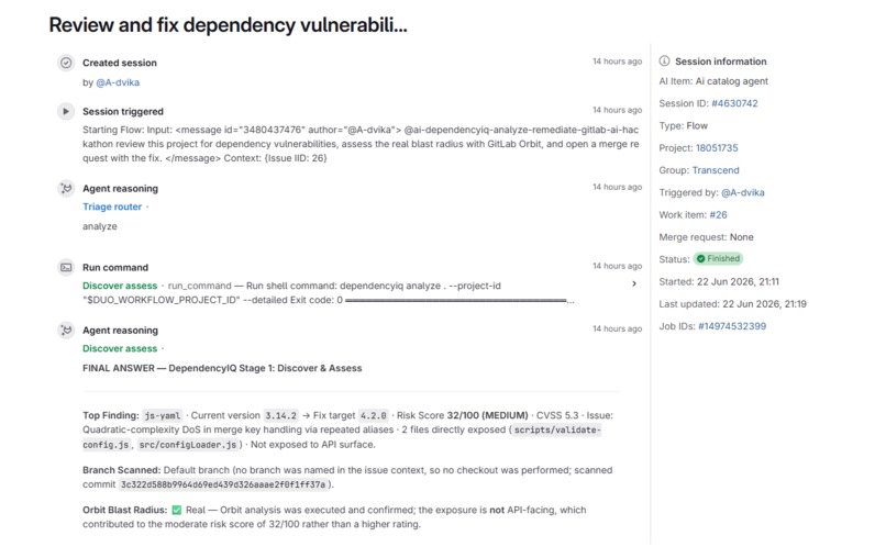 DependencyIQ – screenshot 5