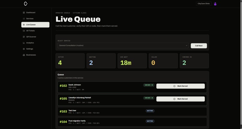 QueueZero – screenshot 2