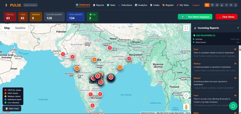 PULSE - AI Disaster Coordination for NGOs – screenshot 3