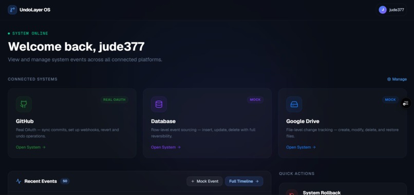 UndoLayer OS – screenshot 2