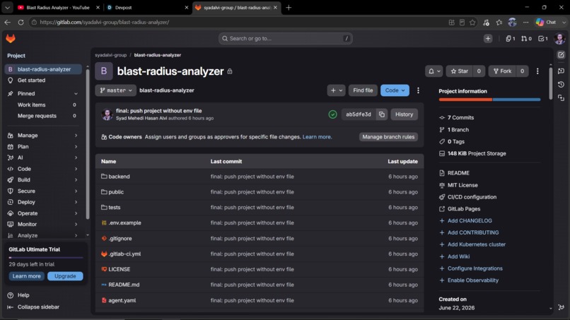 Blast Radius Analyzer – screenshot 2