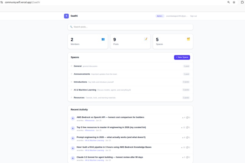 CommuniQ – screenshot 2