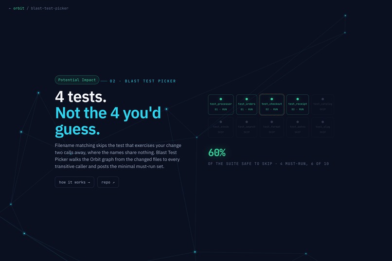 Blast test picker – screenshot 1