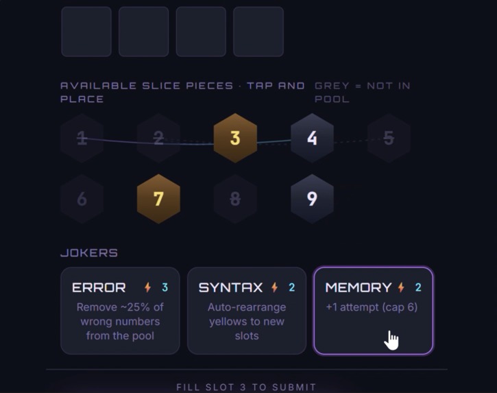 Quantum Slicer — Daily Deduction Puzzle for Reddit – screenshot 2