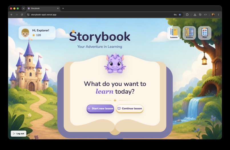 Storybook – screenshot 1