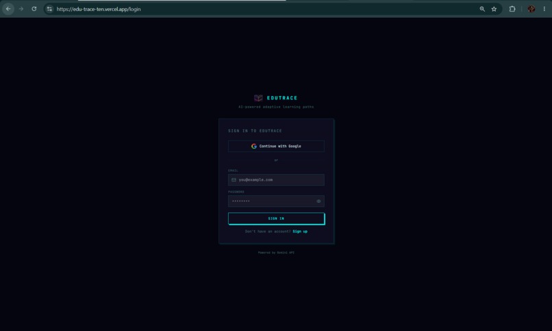 EduTrace — AI-Powered Adaptive Learning Path Agent – screenshot 3