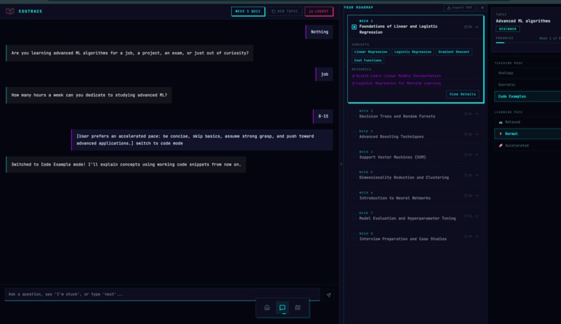 EduTrace — AI-Powered Adaptive Learning Path Agent – screenshot 6