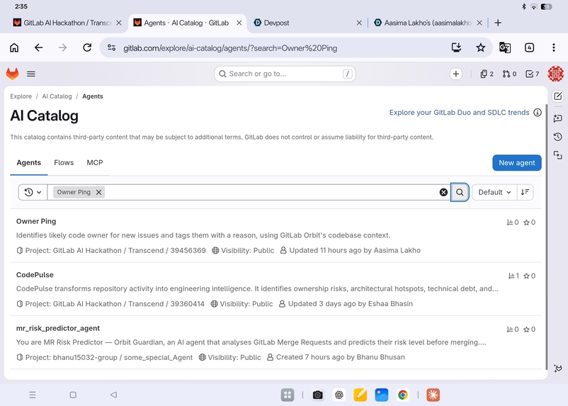 Owner Ping - Ownership Intelligence Agent – screenshot 3
