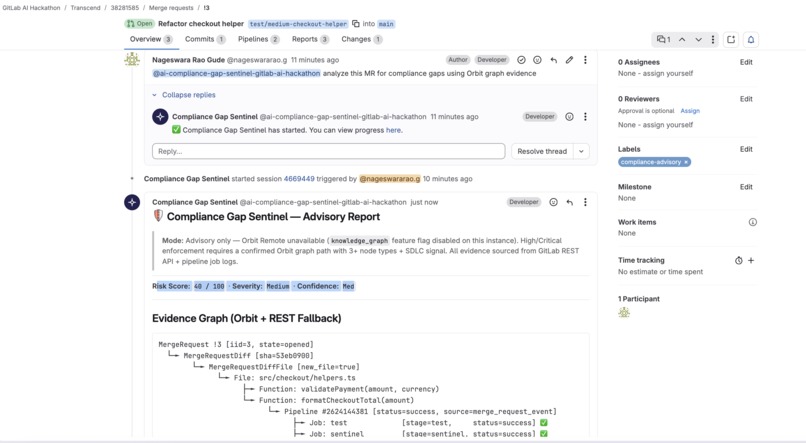 Compliance Gap Sentinel – screenshot 3
