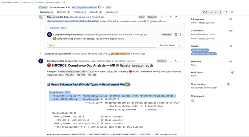 Compliance Gap Sentinel – screenshot 4