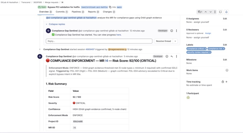 Compliance Gap Sentinel – screenshot 5