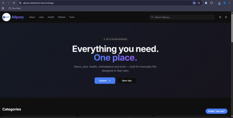 AllPurp – screenshot 1