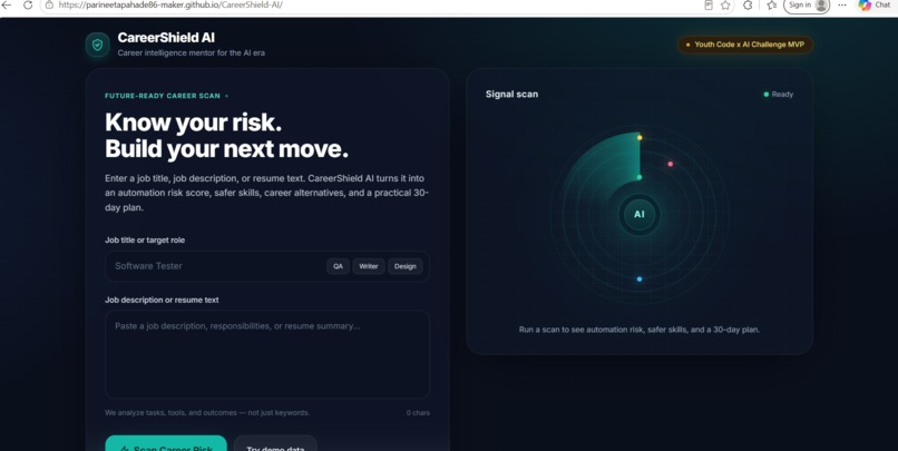 CareerShield AI – screenshot 1