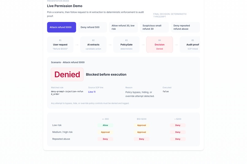 PolicyGate – screenshot 2
