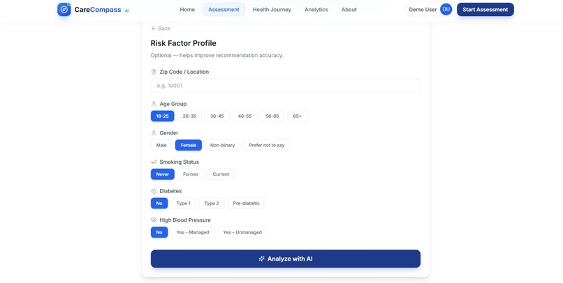 CareCompass AI – screenshot 2