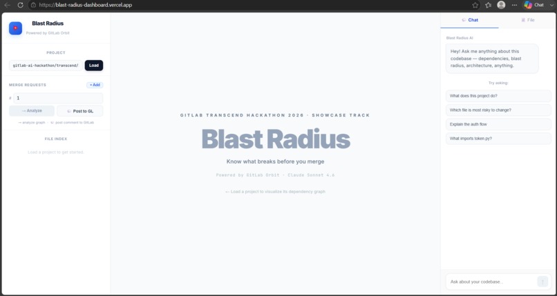 Blast Radius Reviewer – screenshot 1