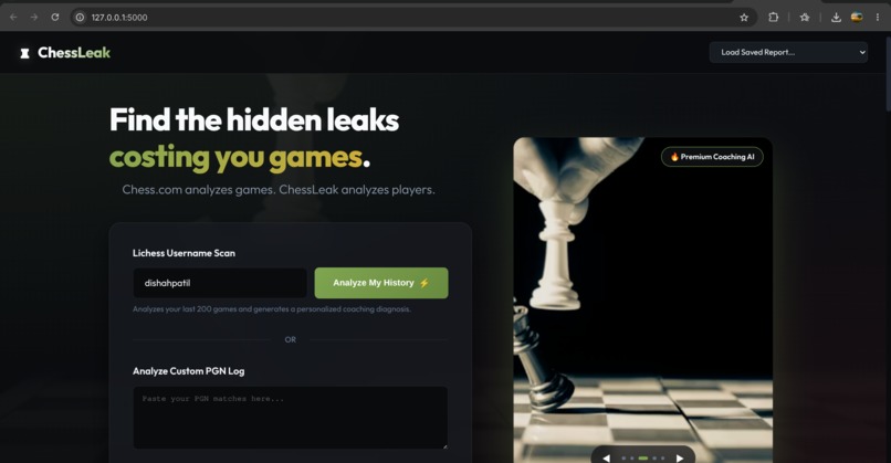 ChessLeak – screenshot 1