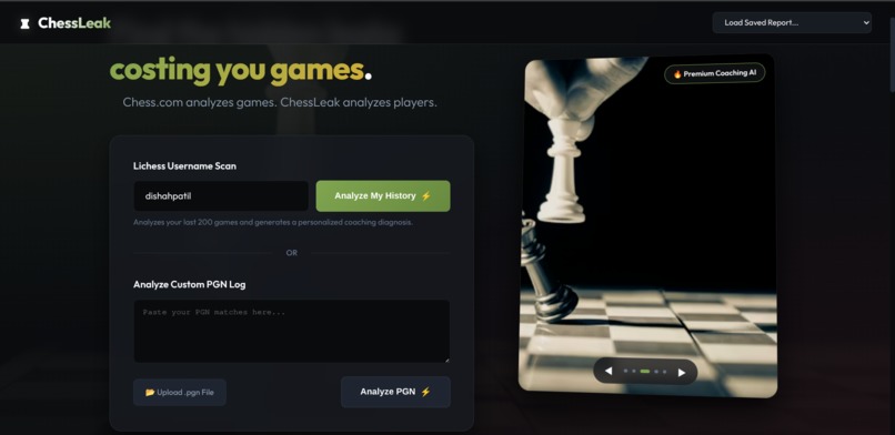 ChessLeak – screenshot 2