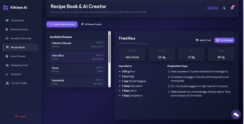 AI Smart Kitchen Ecosystem – screenshot 2