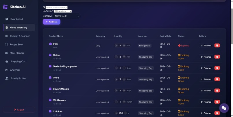AI Smart Kitchen Ecosystem – screenshot 3