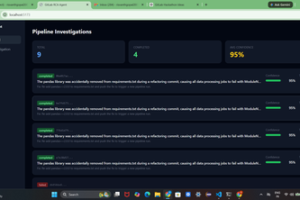 AI ROOT CAUSE INVESTIGATION AGENT